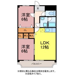 サニーパーク高師の物件間取画像